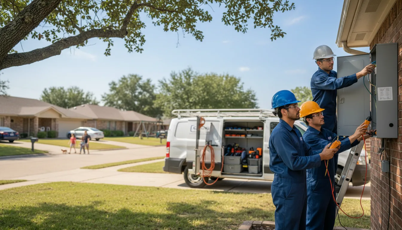 Certified electrician providing emergency electrical services in Winchester, AR